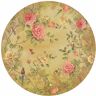 Walls Republic Circular Chinoiserie Wallpaper Mural Yellow Paper Strippable Roll (Covers 6 sq. ft.)