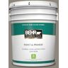 BEHR PREMIUM PLUS 5 gal. #T16-08 Fifth Olive-Nue Semi-Gloss Enamel Low Odor Interior Paint & Primer