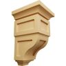 Ekena Millwork 3-1/2 in. x 6 in. x 3-3/4 in. Alder Mini Reyes Wood Corbel