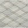 Ivy Hill Tile Grand Textured White Carrera 11 in. x 12 in. x 10 mm Polished Marble Mosaic Tile