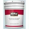 BEHR PREMIUM PLUS 5 gal. #S450-1 Beach Foam Hi-Gloss Enamel Interior/Exterior Paint