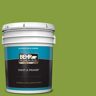 BEHR PREMIUM PLUS 5 gal. #T14-18 New Shoot Satin Enamel Exterior Paint & Primer