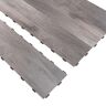 Art3d Grayish Lead 5 MIL 36 in. L x 6 in. W Waterproof Click Lock Luxury Vinyl Flooring Tile(27 sq. ft./Box )