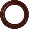 Ekena Millwork 12" x 8" ID x 1/2" Andrea Urethane Ceiling Medallion (Fits Canopies upto 8"), Brushed Mahogany