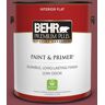 BEHR PREMIUM PLUS 1 gal. #ICC-83 Currant Jam Flat Low Odor Interior Paint & Primer