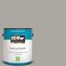 BEHR PREMIUM PLUS 1 gal. #N360-3 Still Gray Satin Enamel Low Odor Interior Paint & Primer