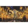 RoomMates Harry Potter Great Hall Multicolor Peel and Stick Matte Vinyl Mural 63 sq. ft.