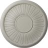 Ekena Millwork 19-7/8 in. x 1-1/4 in. Leandros Urethane Ceiling Medallion (Fits Canopies upto 6-3/8 in.), Pot of Cream