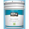 BEHR PREMIUM PLUS 5 gal. #540B-4 Horizon Haze Satin Enamel Low Odor Interior Paint & Primer