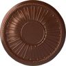 Ekena Millwork 19-7/8 in. x 1-1/4 in. Leandros Urethane Ceiling Medallion (Fits Canopies upto 6-3/8 in.) Hand-Painted Copper Penny
