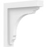 Ekena Millwork 2 in. x 10 in. x 10 in. Standard Warren Unfinished Architectural Grade PVC Bracket