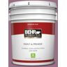 BEHR PREMIUM PLUS 5 gal. #690D-6 Meadow Flower Flat Low Odor Interior Paint & Primer