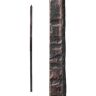 HOUSE OF FORGINGS Oil Rubbed Bronze 1.1.23 Square Hammered Plain 1 in. x 47 in. Iron Newel Support Post for Stair Remodeling