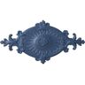 Ekena Millwork 1-1/2" x 23-1/2" x 12-1/4" Polyurethane Quentin Ceiling Medallion, Hand-Painted Americana