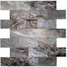 DIP Design Is Personal DIP Dark Travertine Subway Tile 12 in. x 12 in. Self-Adhesive PVC Backsplash