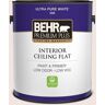 BEHR PREMIUM PLUS 1 gal. #700A-1 Pastel China Ceiling Flat Interior Paint