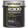 Rust-Oleum 1 gal. 2300 Flat White Exterior Traffic Striping Paint (Case of 2)