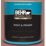 BEHR PREMIUM PLUS 1 qt. #S160-5 Hot Chili Satin Enamel Exterior Paint & Primer