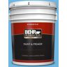 BEHR PREMIUM PLUS 5 gal. #P500-4 Life Force Flat Exterior Paint & Primer