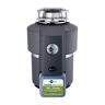 InSinkErator Evolution Septic Assist Quiet Series 3/4 HP Continuous Feed Garbage Disposal with 1-Pack Bio-Charge Cartridge