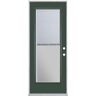 Masonite 32 in. x 80 in. Mini Blind Left Hand Inswing Painted Steel Prehung Front Exterior Door No Brickmold