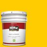 BEHR PREMIUM PLUS 5 gal. #370B-7 Yellow Flash Flat Low Odor Interior Paint & Primer