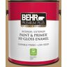 BEHR PREMIUM PLUS 1 gal. #MQ2-15 Baguette Hi-Gloss Enamel Interior/Exterior Paint & Primer