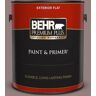 BEHR PREMIUM PLUS 1 gal. #730B-5 Warm Embrace Flat Exterior Paint & Primer