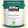 BEHR PREMIUM PLUS 1 gal. #330A-1 Bonnie Cream Semi-Gloss Enamel Low Odor Interior Paint & Primer