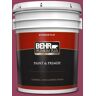 BEHR PREMIUM PLUS 5 gal. #110B-7 Raspberry Pudding Flat Exterior Paint & Primer