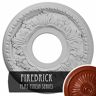 Ekena Millwork 7/8 in. x 11-7/8 in. x 11-7/8 in. Polyurethane Helene Ceiling Medallion, Firebrick