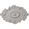 Ekena Millwork 30-1/2 in. W x 20 in. H x 1-1/2 in. Strasbourg Urethane Ceiling Medallion, Ultra-Pure White, Ultra Pure White