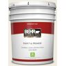 BEHR PREMIUM PLUS 5 gal. #GR-W09 Snowfall White Flat Low Odor Interior Paint & Primer