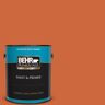 BEHR PREMIUM PLUS 1 gal. #S-H-250 Pumpkin Patch Satin Enamel Exterior Paint & Primer