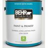 BEHR PREMIUM PLUS 1 gal. #BL-W13 Silver Polish Satin Enamel Low Odor Interior Paint & Primer