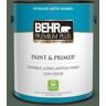 BEHR PREMIUM PLUS 1 gal. #MQ6-14 Northern Glen Satin Enamel Low Odor Interior Paint & Primer