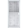 Grisham Liberty 36 in. x 80 in. Universal/Reversible White Gloss Steel Security Door