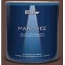 BEHR MARQUEE 1 qt. #MQ1-54 Death by Chocolate One-Coat Hide Satin Enamel Interior Paint & Primer