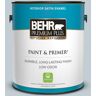 BEHR PREMIUM PLUS 1 gal. #MQ3-58 Alice White Satin Enamel Low Odor Interior Paint & Primer