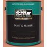 BEHR PREMIUM PLUS 1 gal. #ICC-63 Terra Cotta Pot Semi-Gloss Enamel Exterior Paint & Primer