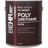 BEHR 1 gal. Satin Clear Oil-Based Interior Fast Drying Polyurethane