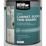 BEHR PREMIUM 1 gal. #SC-365 Cape Cod Gray Satin Enamel Interior Cabinet & Trim Paint