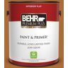 BEHR PREMIUM PLUS 1 gal. #280D-7 Sesame Crunch Flat Low Odor Interior Paint & Primer