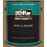 BEHR PREMIUM PLUS 1 gal. #N300-6 Archaeological Site Semi-Gloss Enamel Exterior Paint & Primer