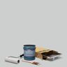 BEHR 1 gal. #PPU26-16 Hush Extra Durable Satin Enamel Interior Paint and 5-Piece Wooster Set All-in-One Project Kit