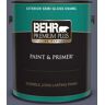 BEHR PREMIUM PLUS 1 gal. #S550-6 Mysterious Night Semi-Gloss Enamel Exterior Paint & Primer