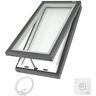 VELUX 30-1/2 in. x 46-1/2 in. Fresh Air Electric Venting Curb-Mount Skylight with Laminated Low-E3 Glass