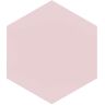 Merola Tile Textile Basic Hex Rose 8-5/8 in. x 9-7/8 in. Porcelain Floor and Wall Tile (11.5 sq. ft./Case)