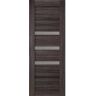 Belldinni Rita 28 in. x 96 in. No Bore Solid Composite Core 3-Lite Frosted Glass Gray Oak Wood Composite Interior Door Slab