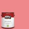 BEHR PREMIUM PLUS 1 gal. #140B-5 Flamingo Dream Flat Low Odor Interior Paint & Primer